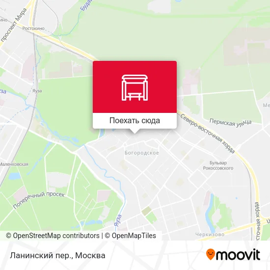 Карта Ланинский пер.