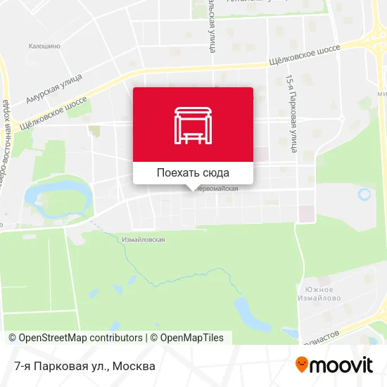 Карта 7-я Парковая ул.