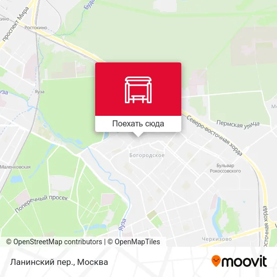 Карта Ланинский пер.