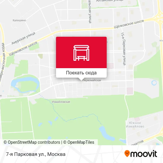 Карта 7-я Парковая ул.