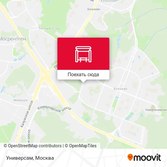 Карта Универсам
