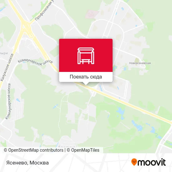 Карта Ясенево