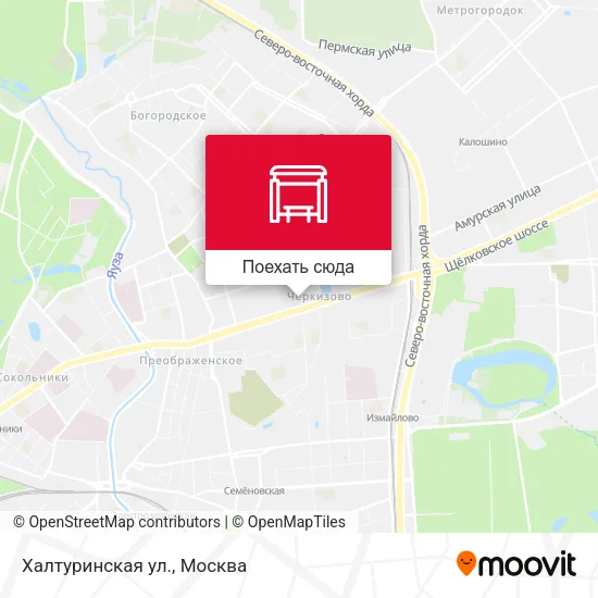 Карта Халтуринская ул.