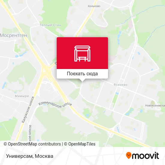Карта Универсам