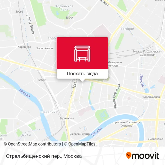 Карта Стрельбищенский пер.