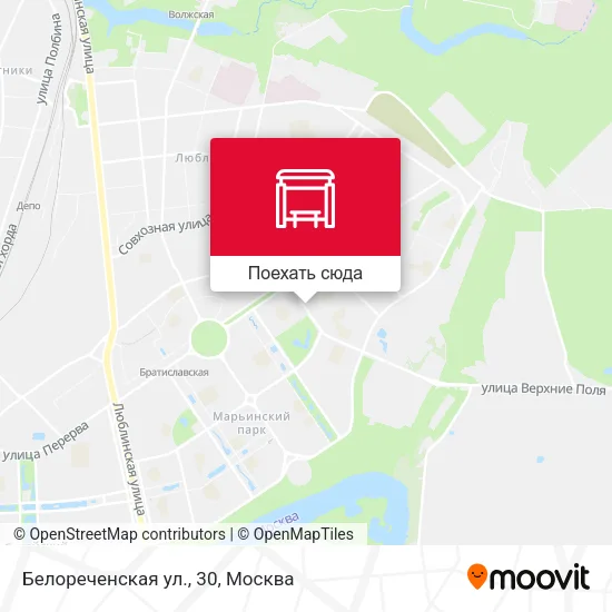 Карта Белореченская ул., 30