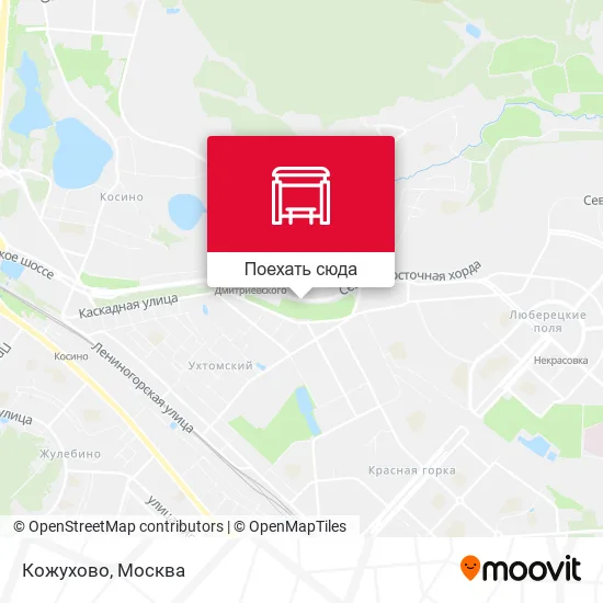 Карта Кожухово