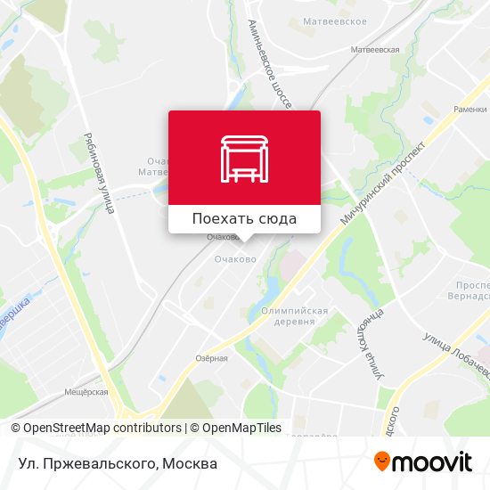 Карта Ул. Пржевальского