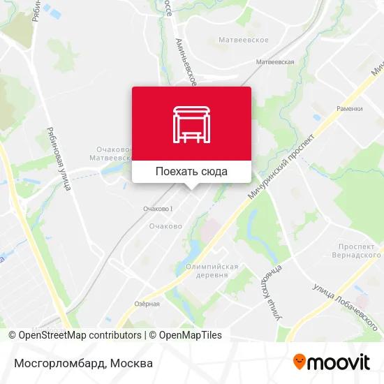 Карта Мосгорломбард