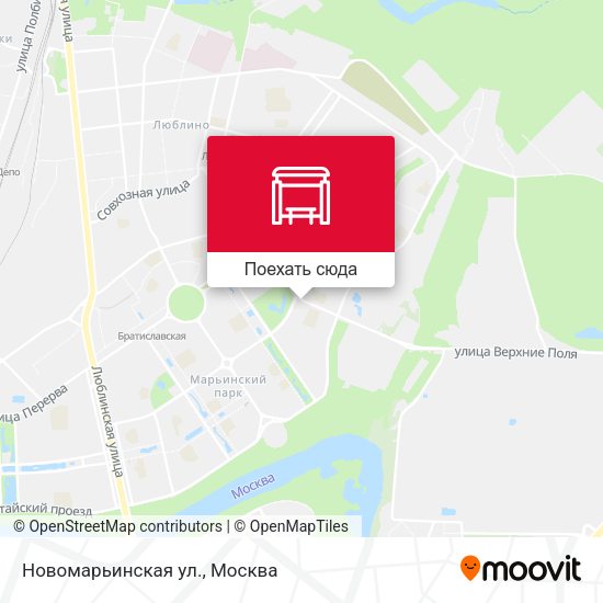 Карта Новомарьинская ул.