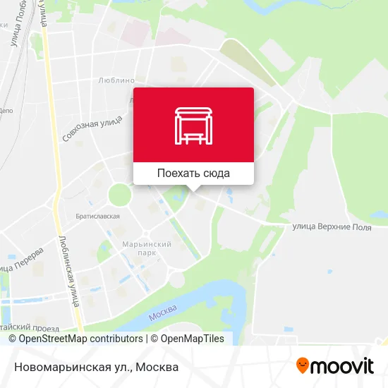 Карта Новомарьинская ул.