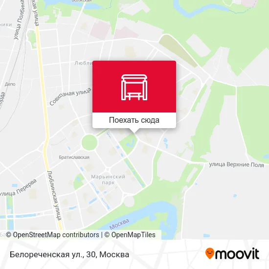 Карта Белореченская ул., 30