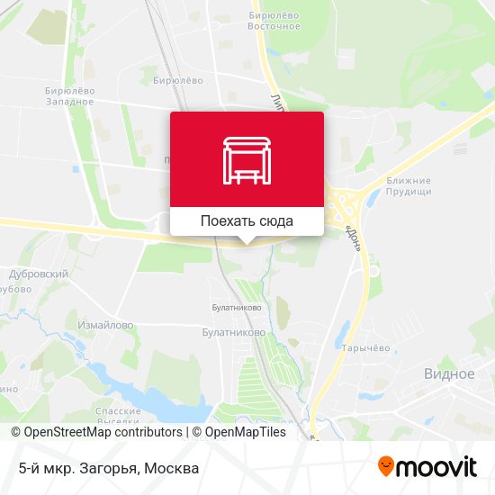 Карта 5-й мкр. Загорья