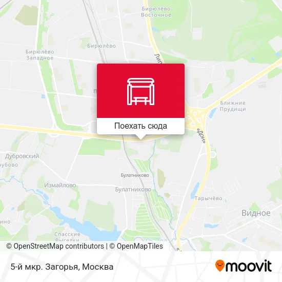 Карта 5-й мкр. Загорья