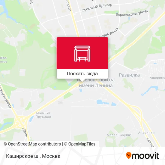 Карта Каширское ш.