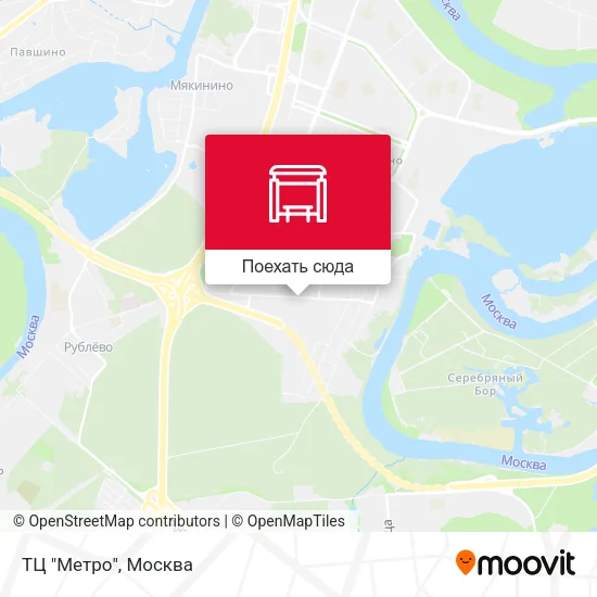 Карта ТЦ "Метро"