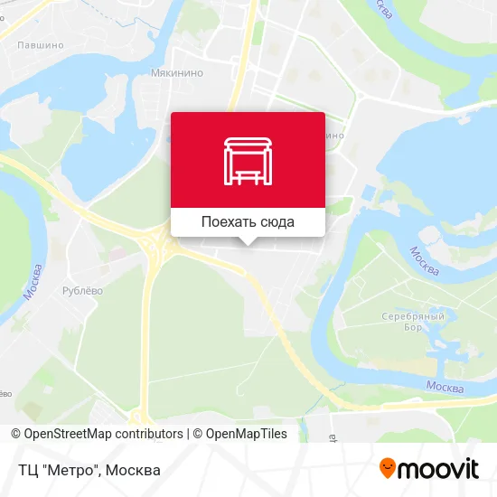 Карта ТЦ "Метро"