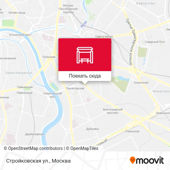 Карта Стройковская ул.