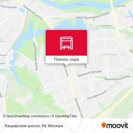 Карта Каширское шоссе, 94