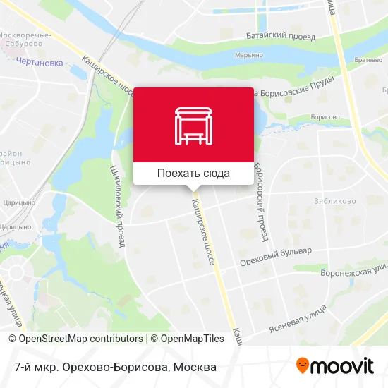 Карта 7-й мкр. Орехово-Борисова