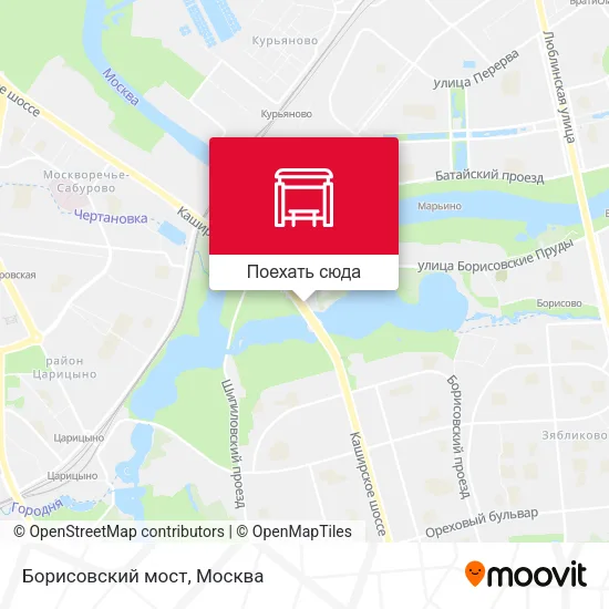 Карта Борисовский мост