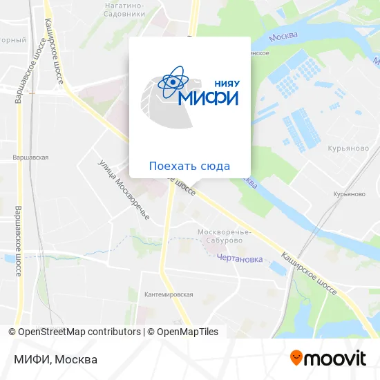 Карта МИФИ