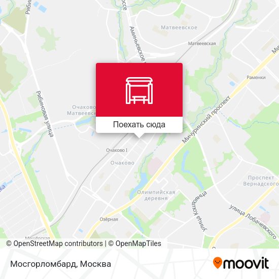 Карта Мосгорломбард