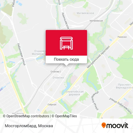 Карта Мосгорломбард