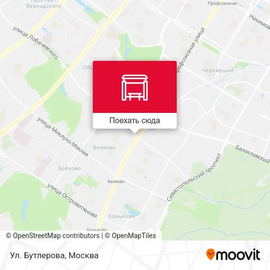 Карта Ул. Бутлерова