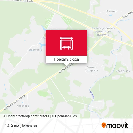 Карта 14-й км.