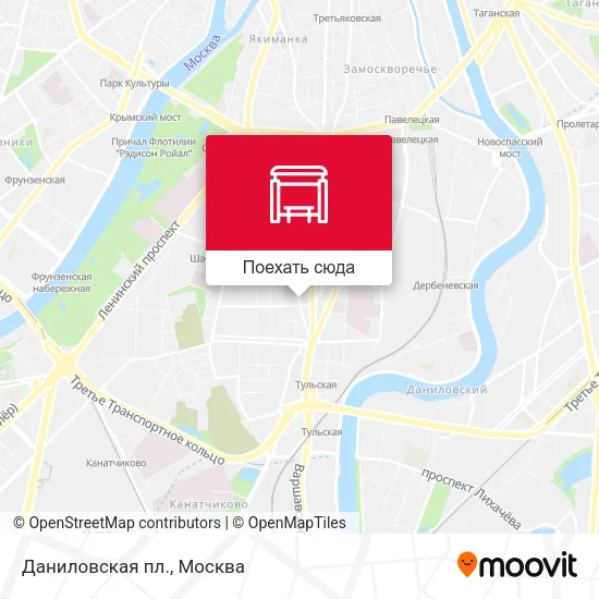 Карта Даниловская пл.