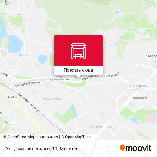 Карта Ул. Дмитриевского, 11