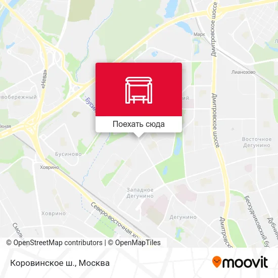 Карта Коровинское ш.