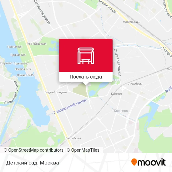 Карта Детский сад