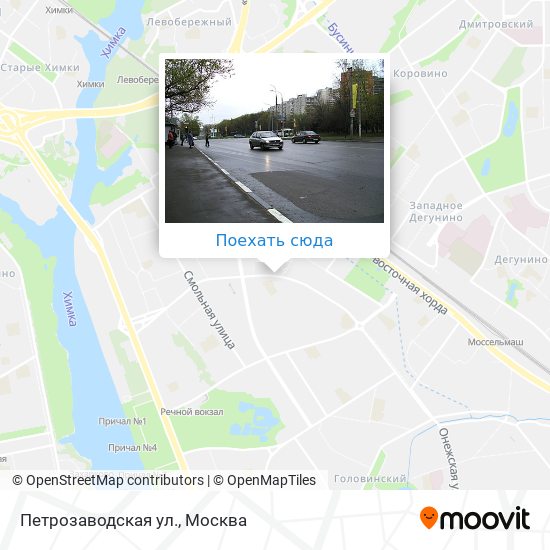 Карта Петрозаводская ул.