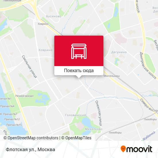 Карта Флотская ул.
