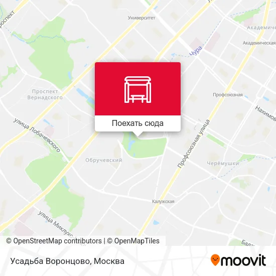 Карта Усадьба Воронцово
