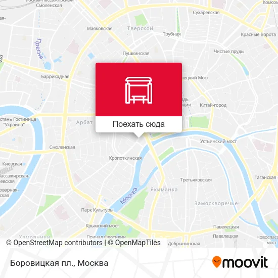 Карта Боровицкая пл.