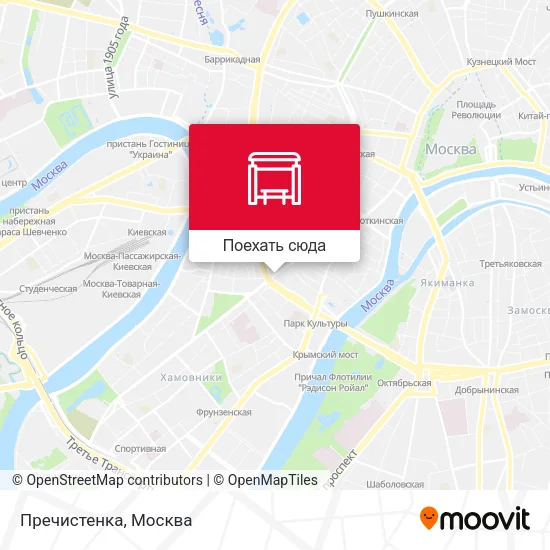 Карта Пречистенка