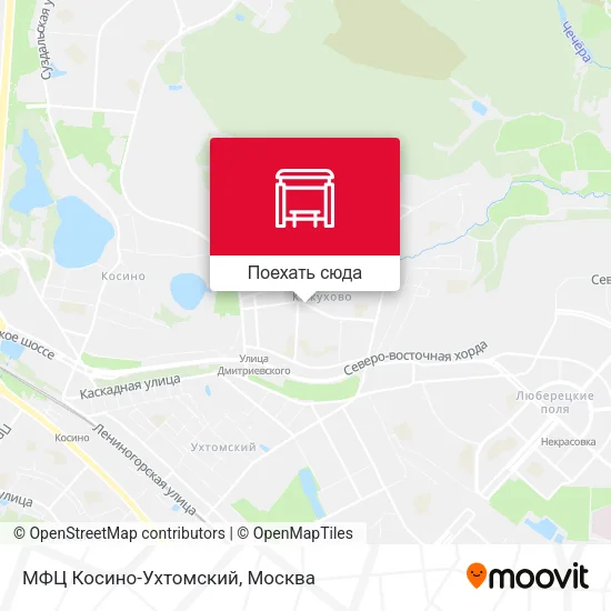 Карта МФЦ Косино-Ухтомский