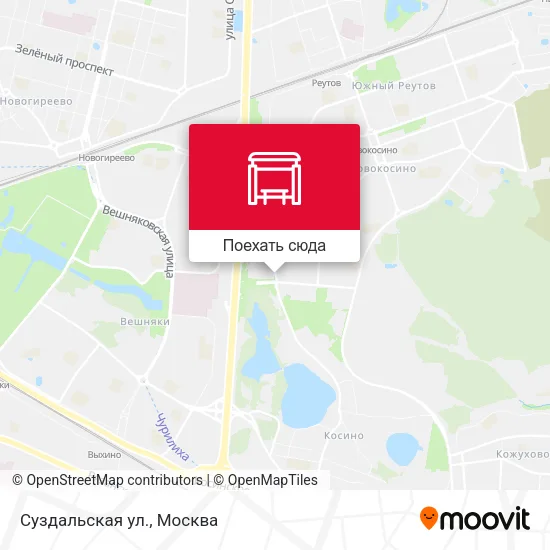 Карта Суздальская ул.