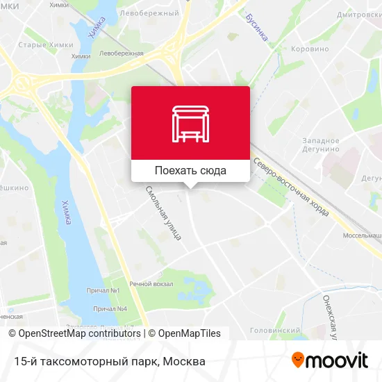 Карта 15-й таксомоторный парк