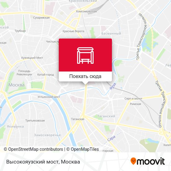 Карта Высокояузский мост