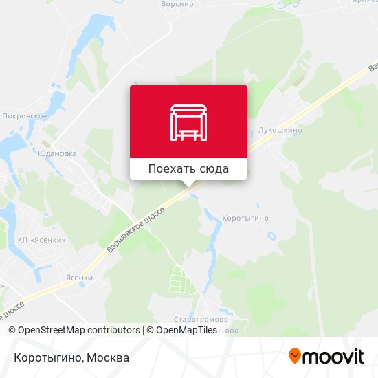 Карта Коротыгино