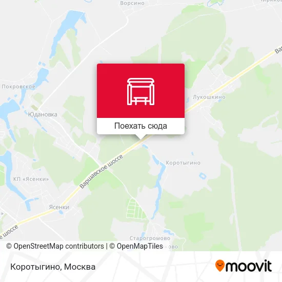 Карта Коротыгино