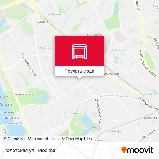 Карта Флотская ул.