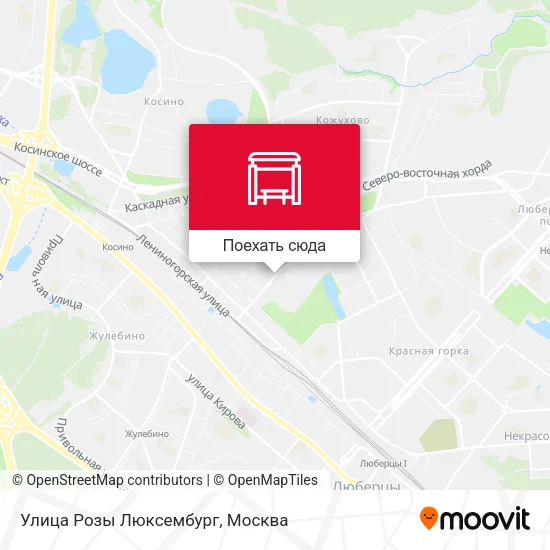 Карта Улица Розы Люксембург