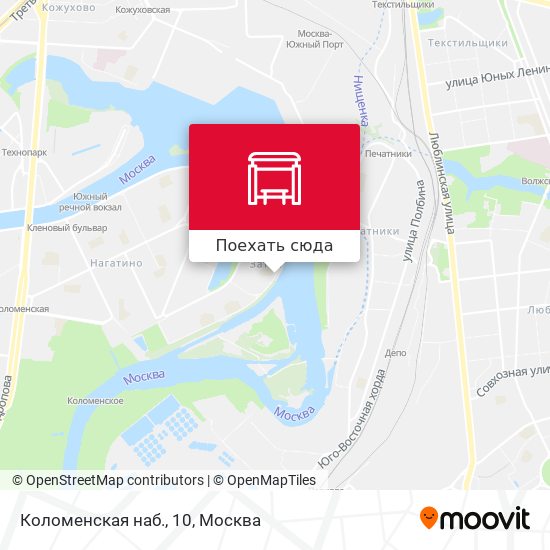 Карта Коломенская наб., 10