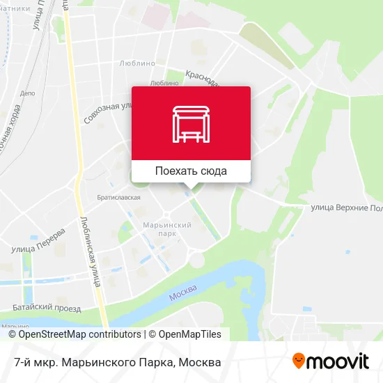 Карта 7-й мкр. Марьинского Парка