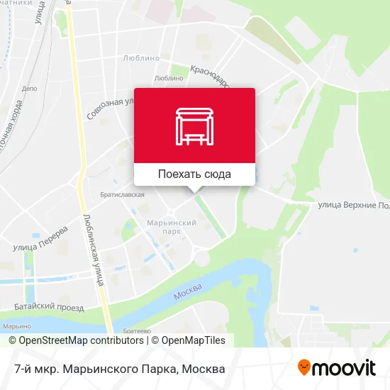 Карта 7-й мкр. Марьинского Парка